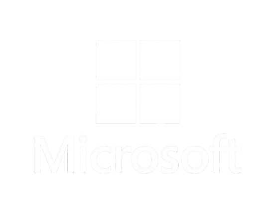A green background with the word microsoft in white.