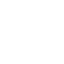 White atomic symbol on black square background.