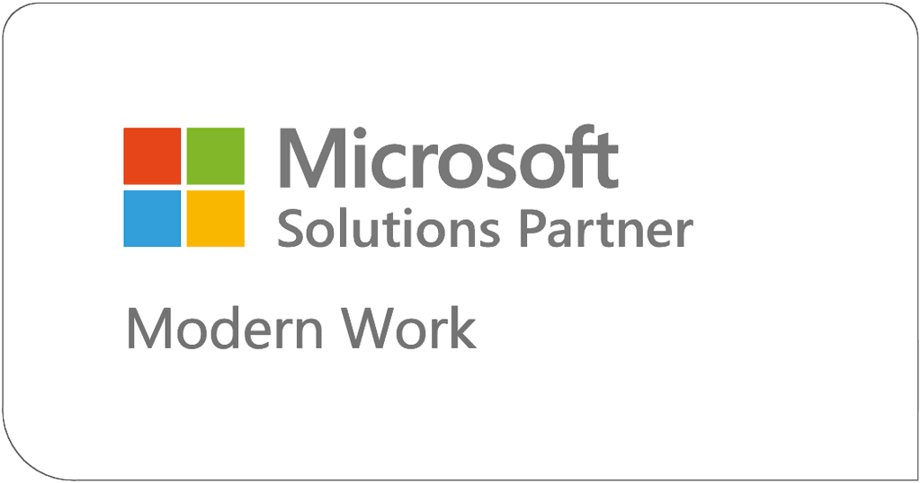 Microsoft Solutions Partner, Modern Work logo.